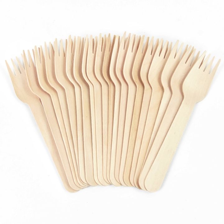 100%20Pieces%20Medium%20Size%2014CM%20Wooden%20Disposable%20Fork%20Dessert%20Fork%20Western%20Style%20Wedding%20Party%20Tableware%20Kitchen%20Accessories%20Tool%20Multi%20Purpose%20Usage%20Disposable%20Forks%20-%20Image%209