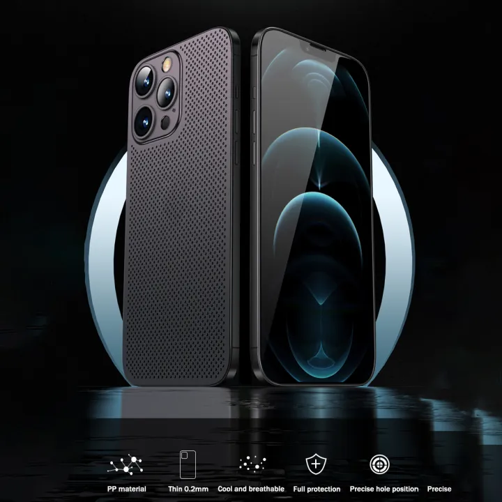 Lenuo%20Heat%20Dissipation%20Breathable%20Cooling%20Case%20For%20iPhone%2013%20Pro%20Max%20Back%20Cover%20PP%20Plain%20Color%20Coque%20Capinha%20-%20Image%209
