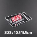 3D Aluminum Emblem Decal Heat-resistant Motorcycle Exhaust Pipe Sticker Yoshimura Stickers. 