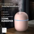 500ml Mini Portable Colorful LED Night Light Ultrasonic Air Humidifier USB Mist Maker Water Drop H20 Humidifiers for Home Office. 