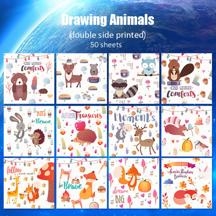 6x6%2050%20Kids%20Folding%20Scrapbook%20Sheets%20&%20Grown-ups%20School%20Arts%20Easy%20Premium%20Paper%20For%20-%20Image%209