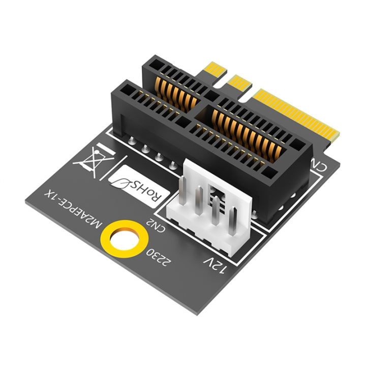 M.2 NGFF Key +E/E to PCI-E 1X Adapter PCI Express 1X Converter Card ...