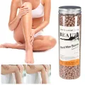 400g Depilatory Wax Beads, Hard Wax Beans for Painless Hair Removal, Brazilian Waxing without strip for Underarms Leg Face 4bhw. 