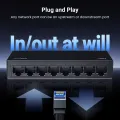 UGREEN Ethernet Switch 1000Mbps Mini Network Expension 5/8 Ports All Gigabit for Router Lan Hub Full/Half Duplex Plug and Play. 