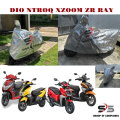 Honda Dio Ntorq Xzoom Wego ZR Ray Polyester Waterproof Outdoor Motorcycle Bike Cover Motorbike Cover TVS Yamaha Honda. 