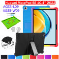 Tablet Shockproof Case For HUAWEI MatePad SE 10.4 inch AGS5-L09 AGS5-W09 Super Soft Silicone Protective Case HuaWei MatePad 10.4'' SE Adjustable Bracket Back Cover. 
