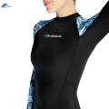 Women Wetsuit Scuba Diving Suit Cold Feel, Back Zip Dive Skins Wet Suit Swimsuit S Black. 