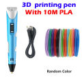 3D Printing Pen 3D Drawing Printing Doodler Pen For Kids,3D Doodling / Printer Pencil Pen With PLA filements. 