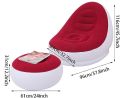 Portable Air Flocking Fast Inflatable Lazy Sofa. 