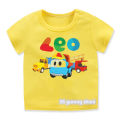 2022 T-Shirt For Boys Cute Leo The Truck Tv Show Cartoon Print Children'S T Shirt Funny Toddler Baby Tshirts Casual Kids Yellow. 