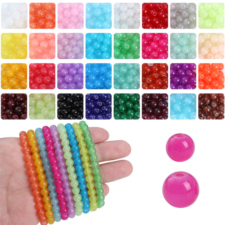 1%20Box%206/8mm%2024%20Colors/Lot%20Imitation%20Jade%20Glass%20Round%20Bead%20for%20Bracelet%20Necklace%20DIY%20Jewelry%20Making%20-%20Image%203