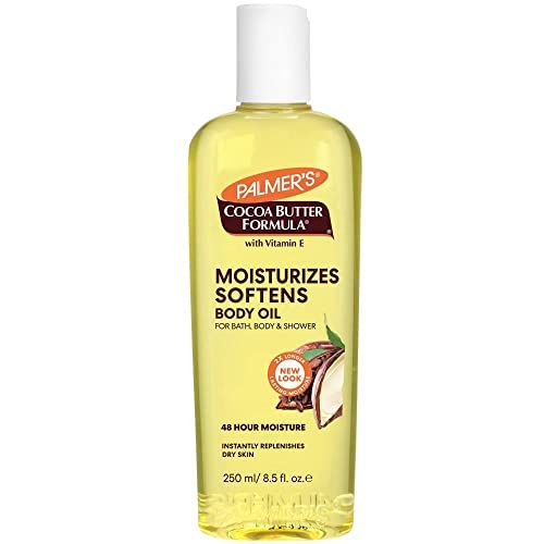 Palmer's Cocoa Butter Formula Moisturizing Body Oil With Vitamin E, Instantly Replenishes Dry Skin, For Bath, Body & Shower 250ml(FROM INDIA)NUSS