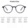Blue Light Filter Eye Protect From Dust Version Round Lens Stylish Boys and Girls Eyewear Computer Glass Men and Women Nerd Glasses Blue Light Cut Eye Wear Sunglasses for Men and Women 062. 