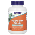 NOW Foods Magnesium Citrate 400 mg 120 Veg Capsules (133 mg per Capsule). 