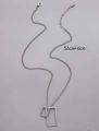 Geometric Pendant Necklace for Men (SILVER). 
