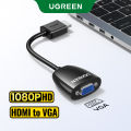 UGREEN HDMI to VGA Adapter Support 1920*1080P for Laptop Projector PS4 TV Box ipad. 