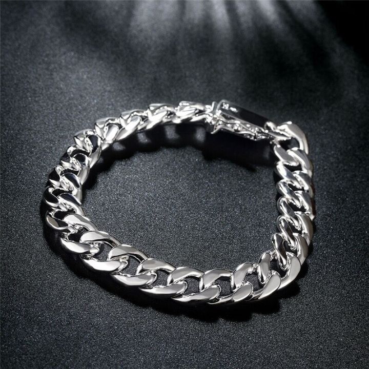 Gold%20Plated%2018K%20Gold%20Chain%20Bracelet%207mm/6mm%20for%20Girls%20and%20Boys%20Ladies%20and%20Gents%20-%20Image%206