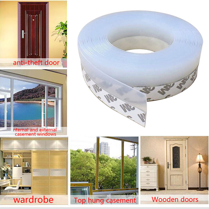 5M 35mm Self Adhesive Door Windshield Sealing Tape Door Bottom Weatherstrip Sunlight Mall