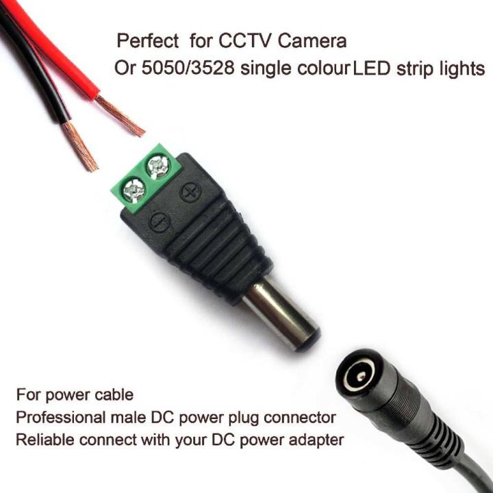 Video Camera Socket Male DC Power Plug Camera Socket Jack Adapter 10Pcs DC Connector Plug ...