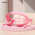 Sutuiying Original Swimming Goggles Big Frame Swimming Goggles Big Frame HD Wide View Anti-Fog UV Protection Swimming Goggles for Adults No Leaking. 