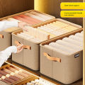 Thicken Steel Frame Clothes Organizer Pants Sweater Storage Cabinets Jeans Storage Box Wardrobe Clothes Storage Organizers. 