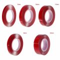 Reusable Waterproof Acrylic Mounting Tape No Traces Adhesive Tape Car Stickers Transparent Double Sided Tape Sided Adhesive Nano Tape Adhesive Sticker. 