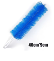 Flexible Fan Dusting Brush, Non-Disassembly Fan Cleaning Brush, Bendable Multi-Purpose Crevice Brush, Microfiber Duster, for Sewer, Screen Window, Blinds, Various Small Gap, Clean Gap Easily. 