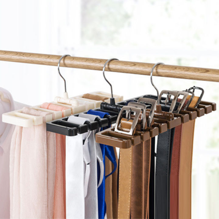 10%20Slot%20Tie%20Belt%20Hanger%20Wardrobe%20Belt%20Rotating%20Organizer%20Rack%20Multifuctional%20Scarf%20Hanger%20Home%20Closet%20Storage%20Holder%20-%20Image%204