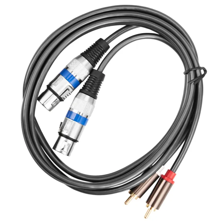 Hifi%20Audio%20Cable%202%20Rca%20Male%20to%20Xlr%203%20Pin%20Female%20Mixing%20Console%20Amplifier%20Dual%20Xlr%20to%20Dual%20Rca%20Shileded%20Cable%201.5M%20-%20Image%205
