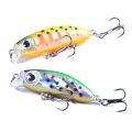 42mm/3.1g Artificial Hard Bait With Treble Hooks Simulation Swimming Fishing Lures For Saltwater/Freshwater Fishing. 