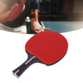 Table Tennis Bat Standard Design Wear Resistant Poplar Rubber Easy Control Table Tennis Paddle for Gym. 