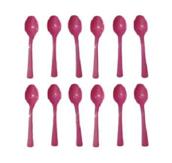 Plastic Tea Spoons (Pack of 12)