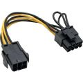 6-pin to 8-pin PCI Express Power Converter Cable for GPU Video Card PCIE PCI-E vga card. 