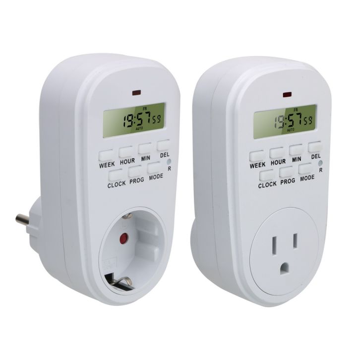 【41702198】DIYWORK Smart Power Socket Switch Saving On/ Off Time Digital ...