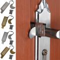【Miga Plaza】1x5210A Anti Theft Door Lock Metal Travel Tool Safety Latch Punch-free Door Locker Stopper Home Room. 