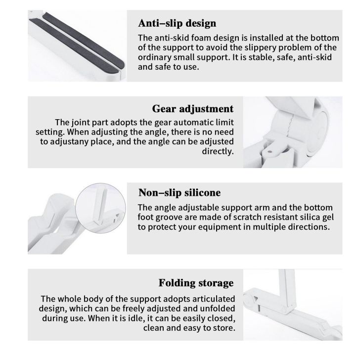 Foldable%20Tablet%20Support%20Stand%20Portable%20Desktop%20Phone%20Holder%20Wide%20Compatibility%20Tablet%20Mount%20Stand%20Cellphone%20Cradle%20Desktop%20Dock%20-%20Image%204