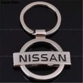 Stainless Steel Metal Nissan Infiniti Car Logo Keychain 3D Key Chain. 