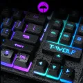 Firewings T20 Gaming Keyboards Computer Keyboard Backlight 104 Buttons USB Ergonomic Wired PC Laptop Games. 