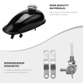 OYPFXMI 2L Motorized Bike Motorcycle Fuel Tank Fit for 49Cc 50Cc 60Cc 66Cc 80Cc Engine Motorized Bike Motorcycle Fuel Gas Tank. 