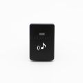 【Seat ventilate】 Blue Light Steering Wheel Heating Button Switch For Toyota Camry Prius Corolla Ventilate Switch DC12V. 