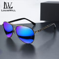 LouisWill Mens Oversized Polarized Shades Sunglasses Outdoor 100% UV Protection Lightweight Eyewear with Free Box. 