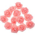 【Folio & Light】100pcs Fake Rose Head Artificial Flower Faux Black Rose For Diy Crafts Decor. 