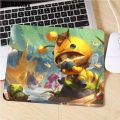 Teemo Gaming Mouse Writing Ooth League Anime Computer Pad Beautiful Desks Legends Lap Of Pad Mate Bbthbdnby Mousepad(Ijx_No Lock Edge18X22Cm). 