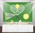 Birthday Party Tennis Themed Backgrounds You Got Served Photo Studio Background Dessert Photocall Banner. 
