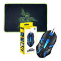 T-WOLF V1 Gaming Mouse + Gaming Mouse Pad Combo. 