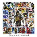 20/40pcs Mortal Combat Stickers Fighting Gaming Stickers for Laptop Scrapbook Journal Kids Girls Boys Stickers. 