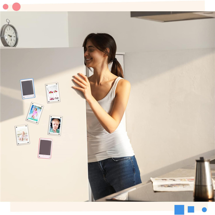 15%20Pieces%20Mini%20Double%20Sided%20Refrigerator%20Magnet%20Picture%20Frame%20Clear%20Frameless%20Display%20Frame%20-%20Image%204
