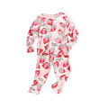 bellylady 2pcs/set Girsl Boys Cotton Pajamas  Set Long Sleeve Tops Pants Sleepwear Outfits Casual Clothing. 