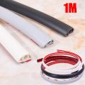 1M Practical Self-Adhesive Floor Cable Cover PVC Flame-Retardant Wire Protector Hide Anti Extrusion Wire Conduit. 