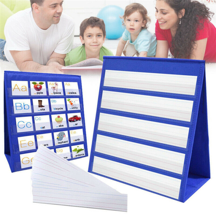 3X%20Desktop%20Pocket%20Chart%20Double-Sided%20and%20Self-Standing%20Mini%20Pocket%20Chart%20Stand%20for%20Individual%20or%20Small%20Group%20(43X%2033cm)%20-%20Image%202